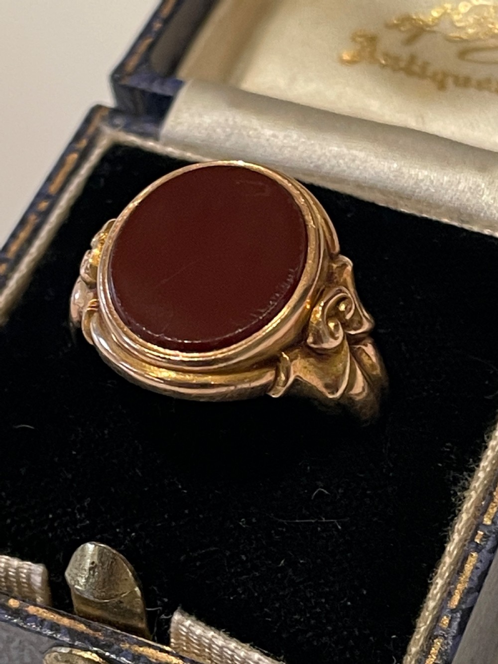 Victorian 15ct Gold Signet Ring 