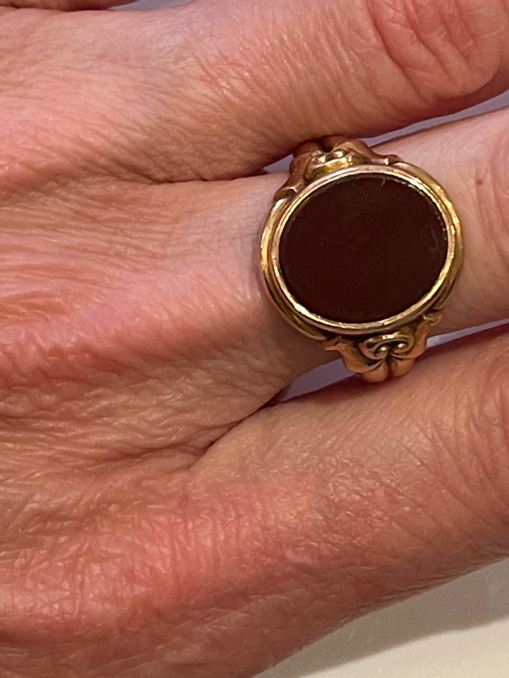 Victorian 15ct Gold Signet Ring  View II