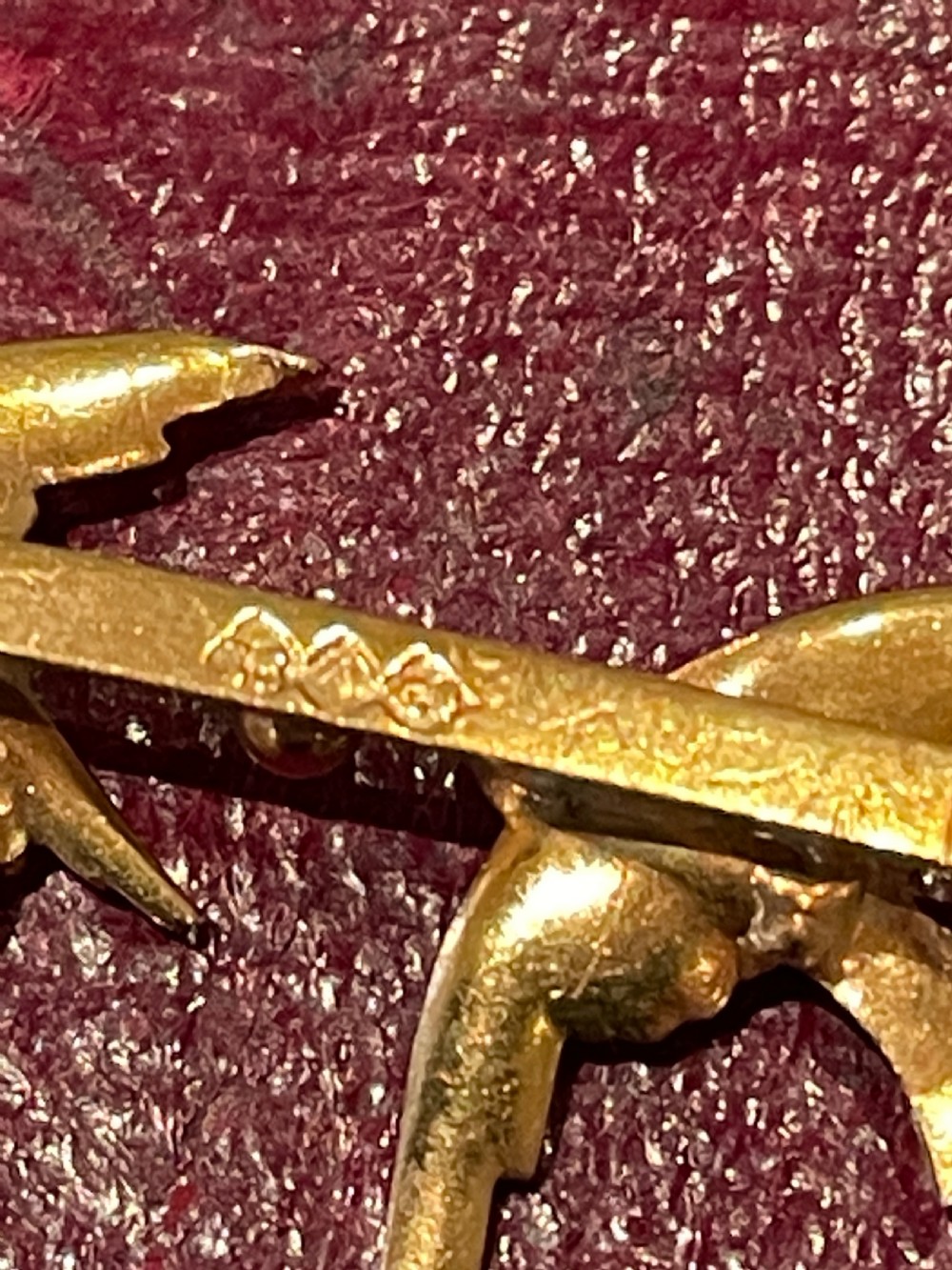 Edwardian 15ct Gold Swallow Brooch View IV