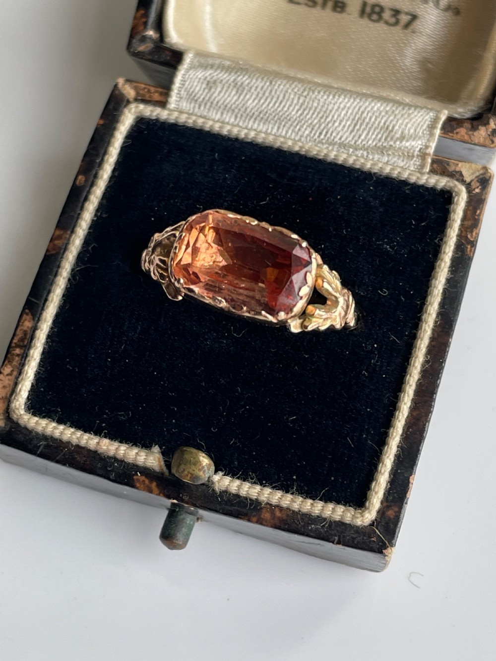 Late Georgian Imperial Topaz ring View II
