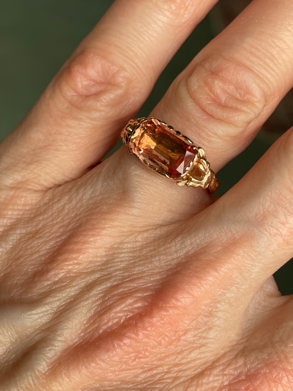 Late Georgian Imperial Topaz ring View III