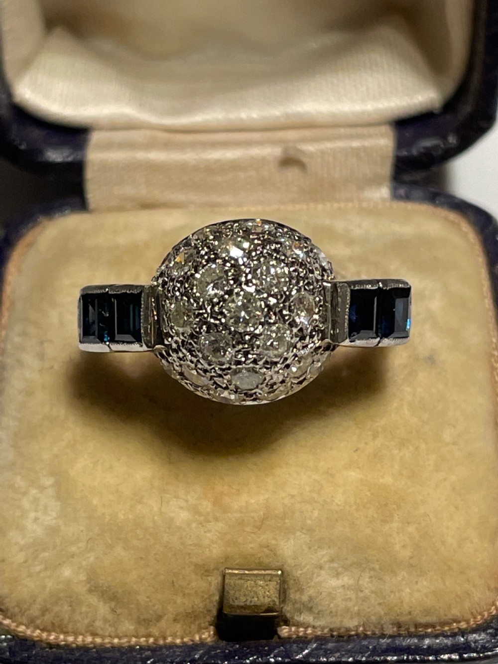 Art Deco Bombe Ring