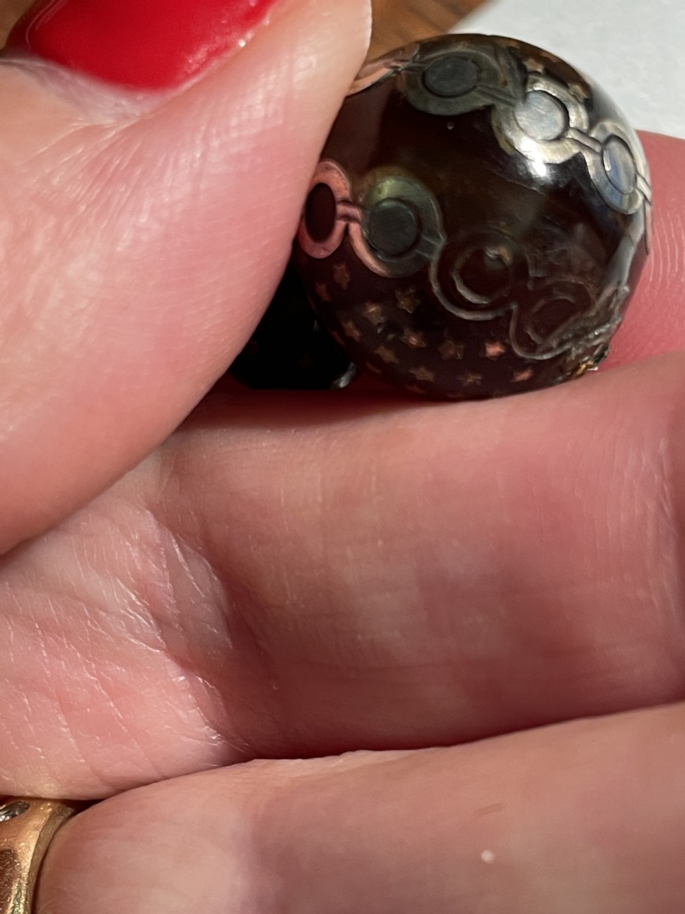 Victorian Pique Tortoiseshell Earrings View IX