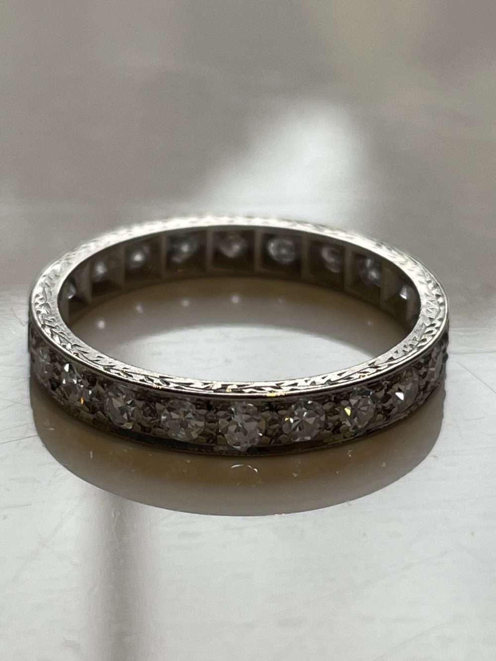 Antique Diamond Eternity Ring  View IV