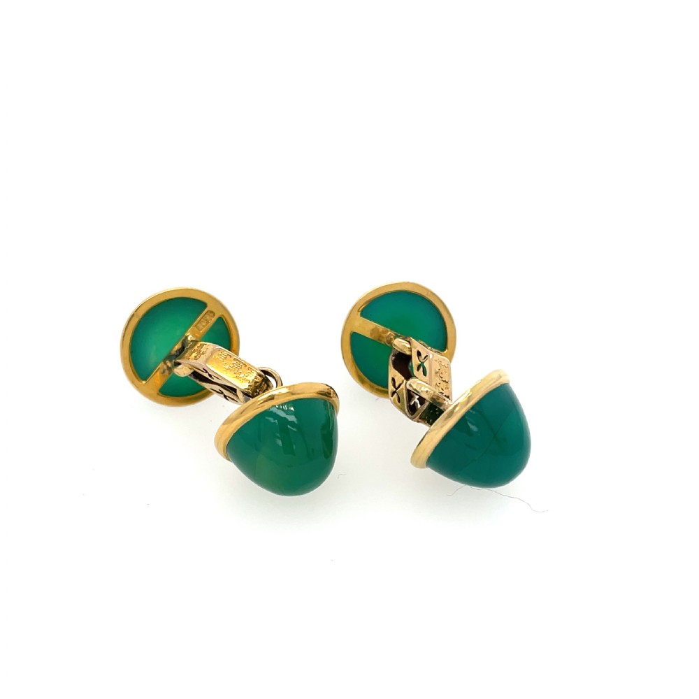 15ct Gold Gold Antique Cufflinks View II
