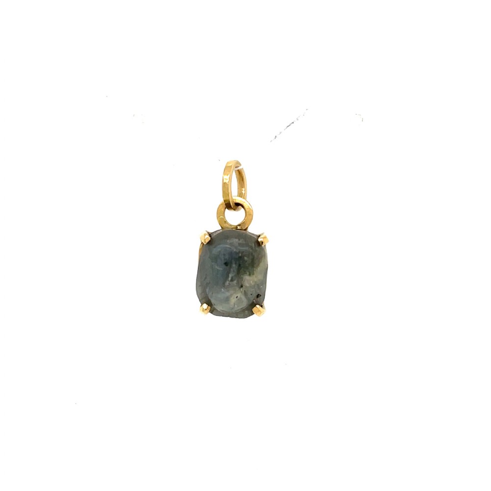 Edwardian Sapphire and Diamond 15ct Pendant View II