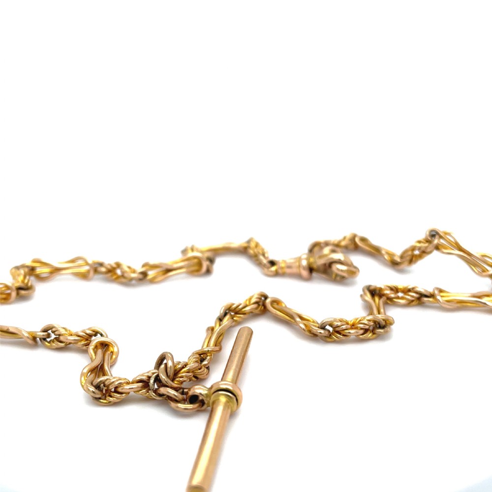 Edwardian 9ct Gold Watch Chain View II