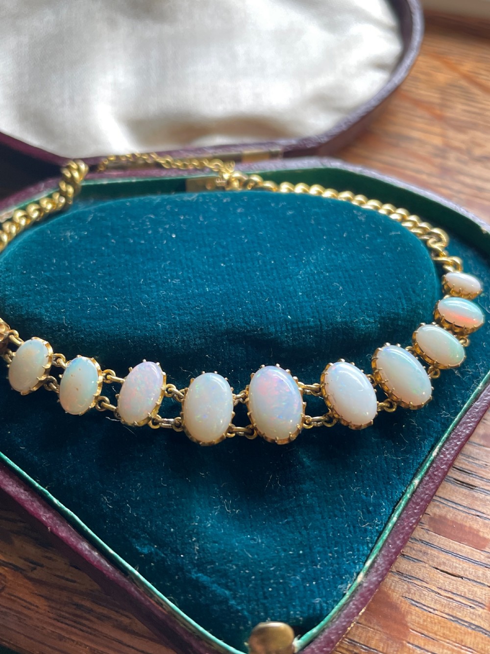 Victorian Opal 18ct Gold Bracelet View II