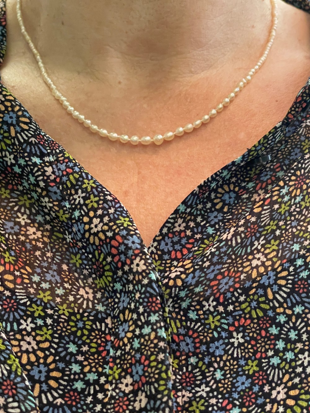 Certified Natural Saltwater Pearl Necklace