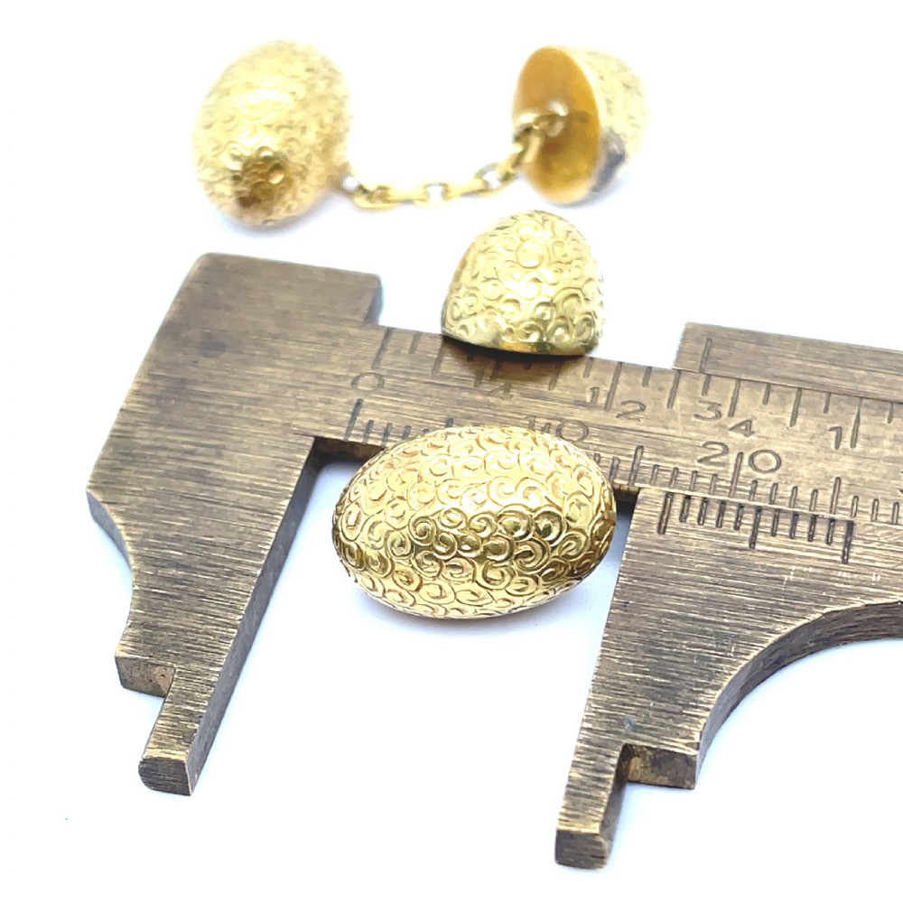 15ct Gold Victorian Cufflinks View II