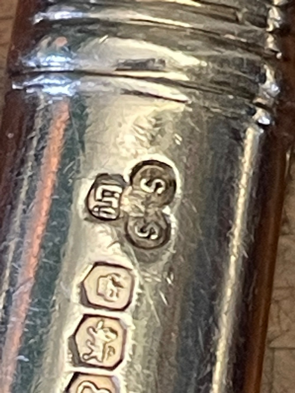 Old English Sterling Silver Table and Bread Knives for 8 Place Settings  View II