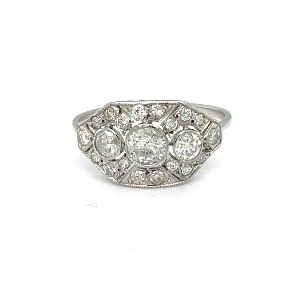 Antique Old Cut Diamond Ring View II