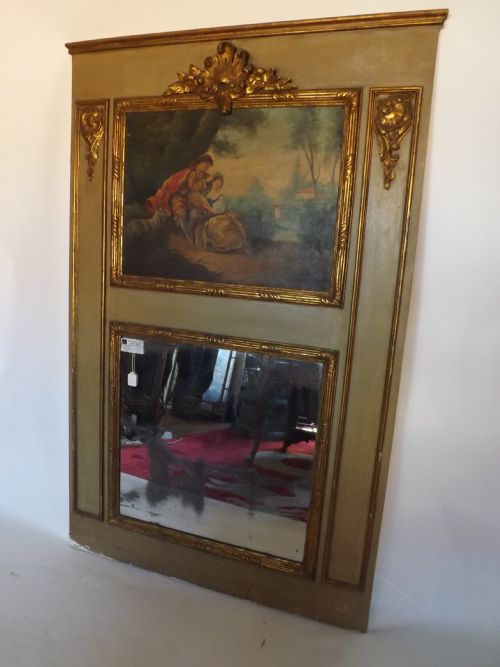 C19th French 'Trumeau' Mirror