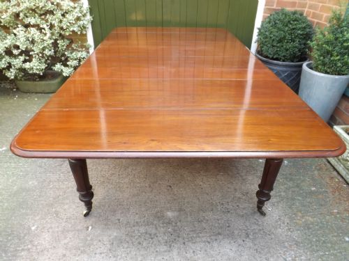 C19th Mahogany William IV Period Extending Drop-leaf Pembroke Table