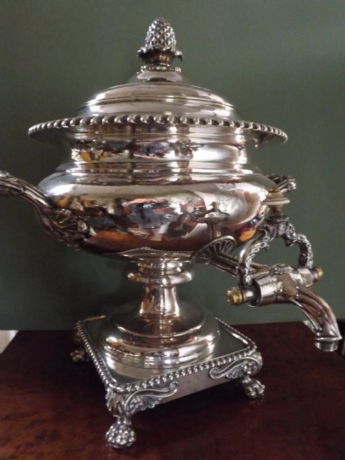 C19th Regency Period "Old Sheffield Plate " Hot Water Urn or Samovar by Matthew Boulton
