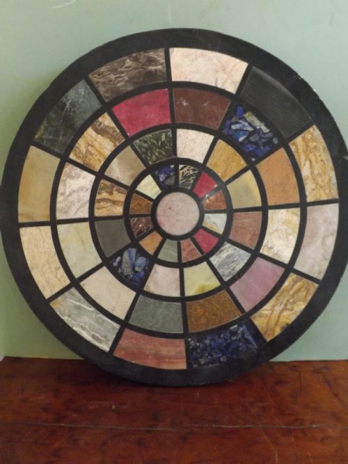 C19th Specimen Marble-inlaid Table Top