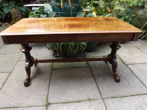 C19th George IV Period Rosewood Library Table