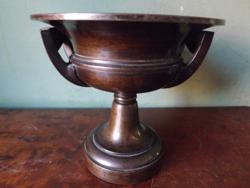 Late C19th Miniature Bronze Neo-classical Design Tazza.