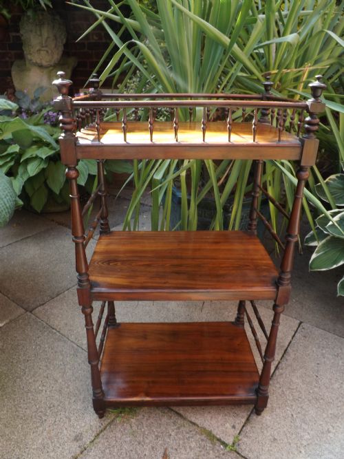 Early C19th Regency Period Gallery-top Étagère or 'Whatnot'