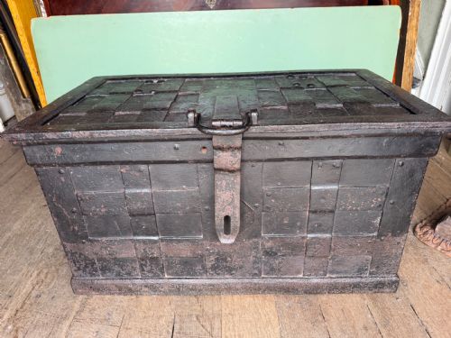 Late C17th / Early C18th Iron Strong-box or Chest , Probably German ,Nuremberg.