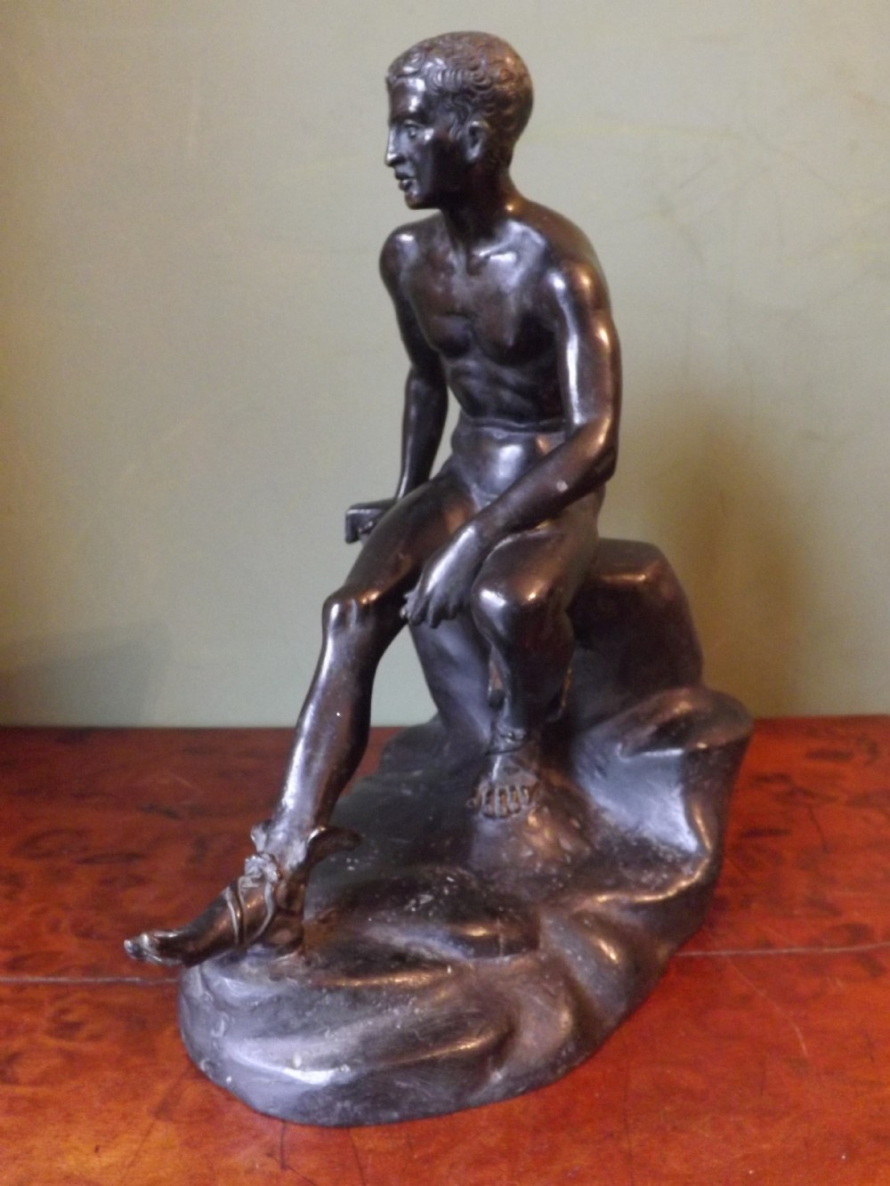 C19th 'Grand Tour' souvenir bronze study of 