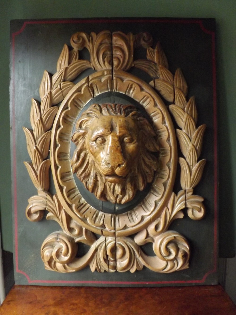 C19th Italian carved lime-wood relief panel.
