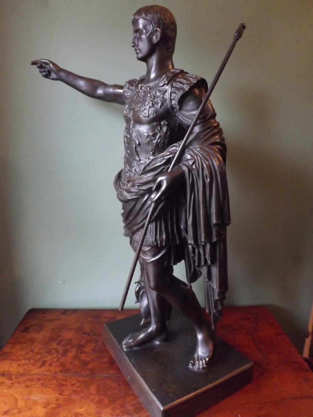 C19th Italian 'Grand Tour' souvenir bronze after the antique of 