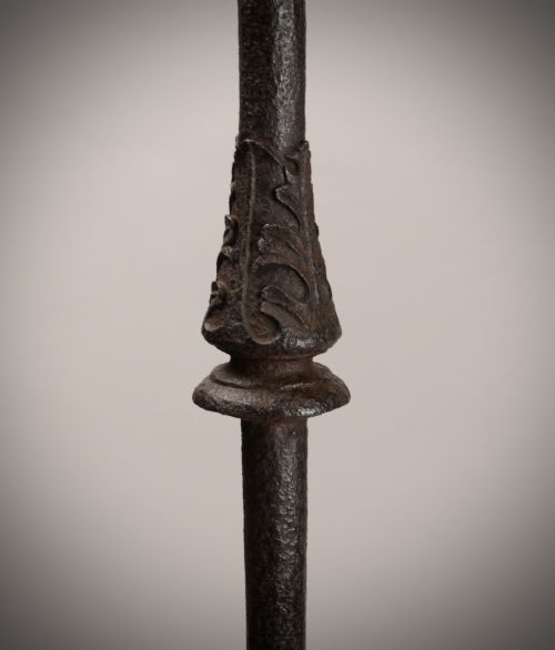 LARGE WROUGHT IRON CANDLE STANDS - ADDITIONAL PHOTO 1