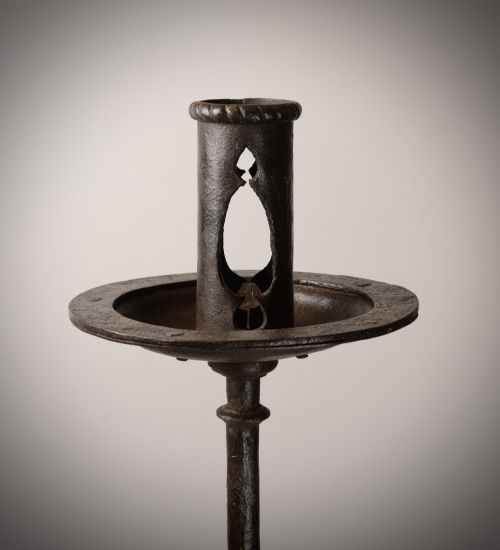 LARGE WROUGHT IRON CANDLE STANDS - ADDITIONAL PHOTO 3