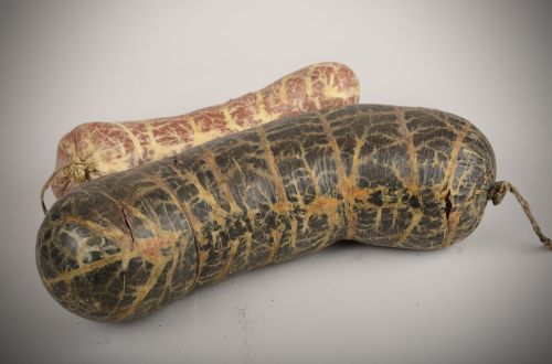 RARE PAIR OF FOLK ART SAUSAGES - ADDITIONAL PHOTO 1