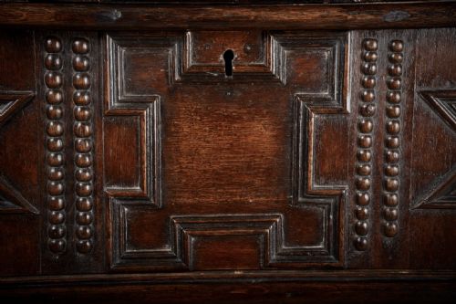 UNUSUAL 17THC GEOMETRIC CHEST OF DRAWERS - ADDITIONAL PHOTO 3