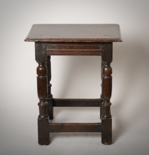 17TH C JOINED OR JOINT STOOL - ADDITIONAL PHOTO 1