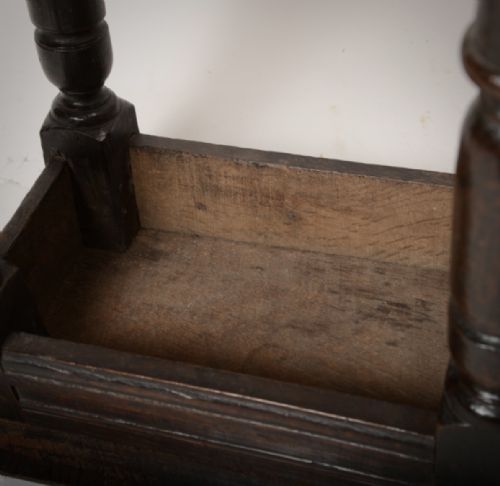 17TH C JOINED OR JOINT STOOL - ADDITIONAL PHOTO 2