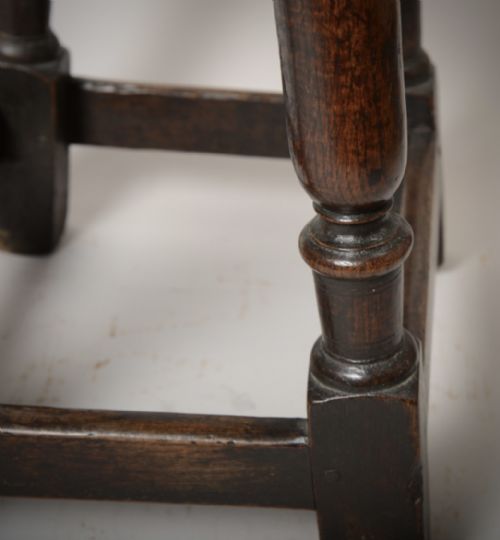 17TH C JOINED OR JOINT STOOL - ADDITIONAL PHOTO 4