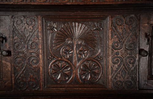RARE AND IMPORTANT CO DURHAM COURT CUPBOARD - ADDITIONAL PHOTO 3
