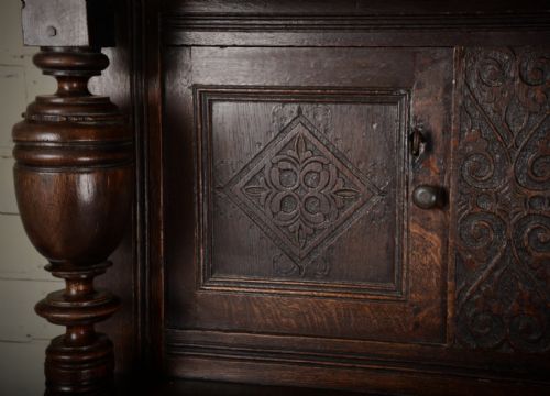 RARE AND IMPORTANT CO DURHAM COURT CUPBOARD - ADDITIONAL PHOTO 5