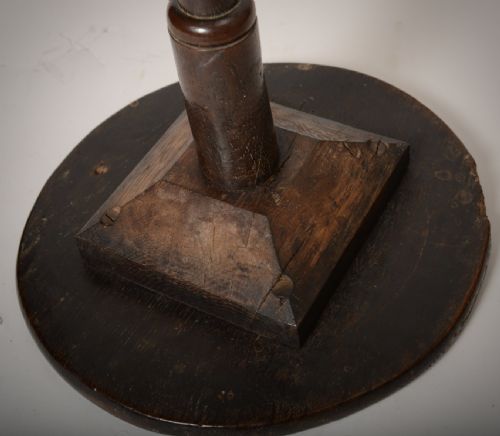 EARLY C18TH CANDLE STAND - ADDITIONAL PHOTO 2