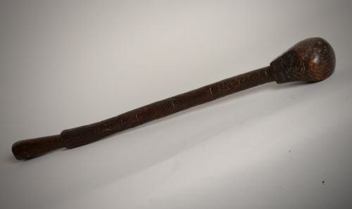 superb early carved protector or priest - CATEGORY: ANTIQUE MISCELLANEOUS - DATED 18TH CENTURY