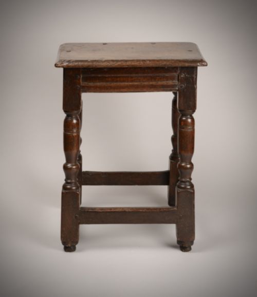 FINE MID C17TH JOINED STOOL JOINT STOOL - ADDITIONAL PHOTO 2
