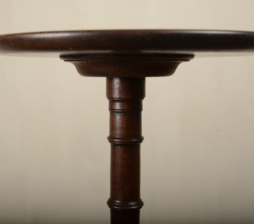 GEORGE 111 MAHOGANY CANDLE STAND - ADDITIONAL PHOTO 1
