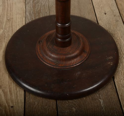 GEORGE 111 MAHOGANY CANDLE STAND - ADDITIONAL PHOTO 3