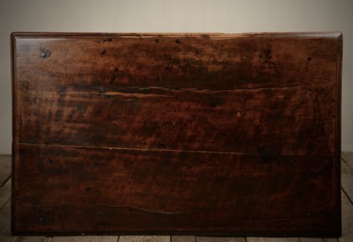RARE 18TH C YEW WOOD WRITINGCONSOLE TABLE - ADDITIONAL PHOTO 2