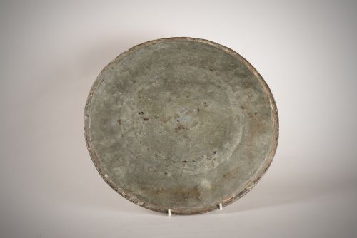 WONDERFUL FOLK ART SLIPWARE FRAGMENT MOSAIC DISH - ADDITIONAL PHOTO 1