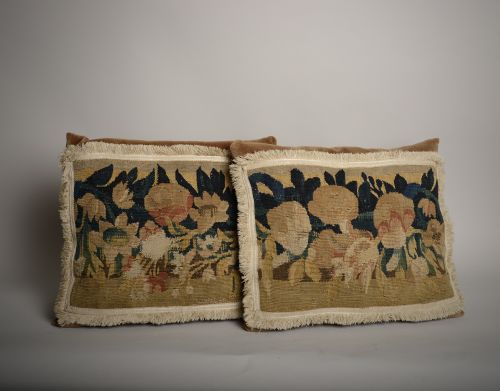 pair of early tapestry cushions - CATEGORY: ANTIQUE MISCELLANEOUS - DATED 17TH CENTURY