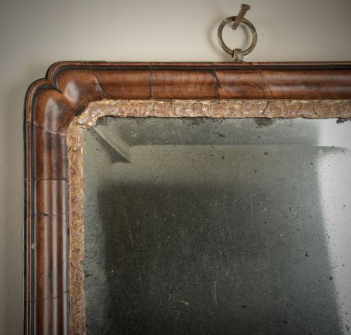 EXCEPTIONAL PAIR OF EARLY GIRANDOLE OR MIRRORS WITH CANDLE SCONCES - ADDITIONAL PHOTO 4