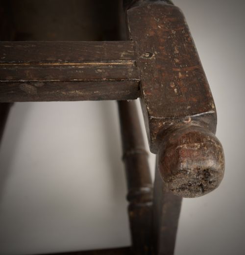 EARLY C17TH COLUMN LEG JOINED STOOL JOINT STOOL - ADDITIONAL PHOTO 7
