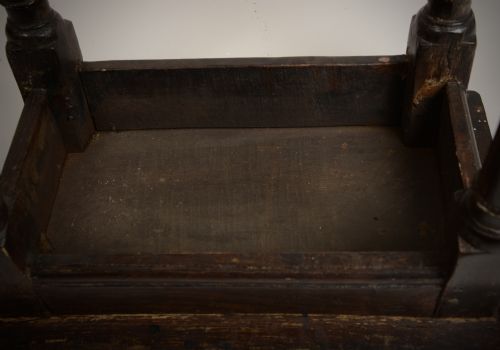 EARLY C17TH COLUMN LEG JOINED STOOL JOINT STOOL - ADDITIONAL PHOTO 8