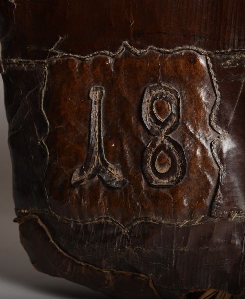 LOVE TOKEN DATED LEATHER BAG FOLK ART - ADDITIONAL PHOTO 1