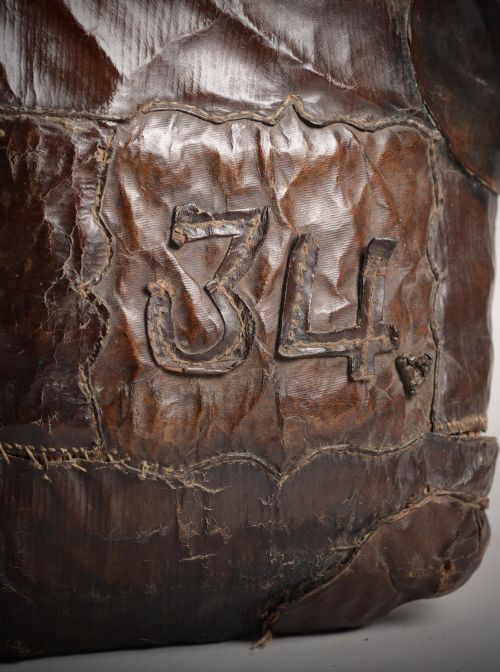 LOVE TOKEN DATED LEATHER BAG FOLK ART - ADDITIONAL PHOTO 3