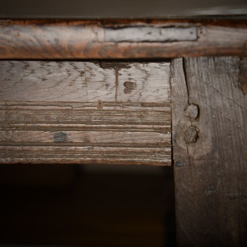DATED 17TH CENTURY WESTMORELAND OAK REFECTORY TABLE - ADDITIONAL PHOTO 8